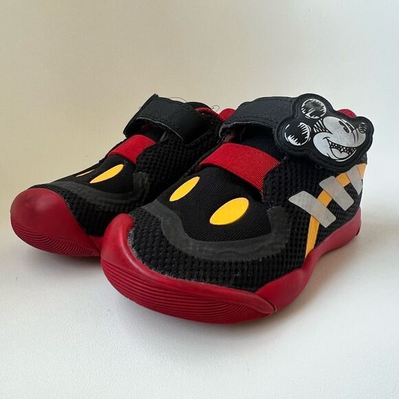 Adidas Disney Mickey Mouse Active Play Sneakers Toddler Size 7 - Picture 1 of 10